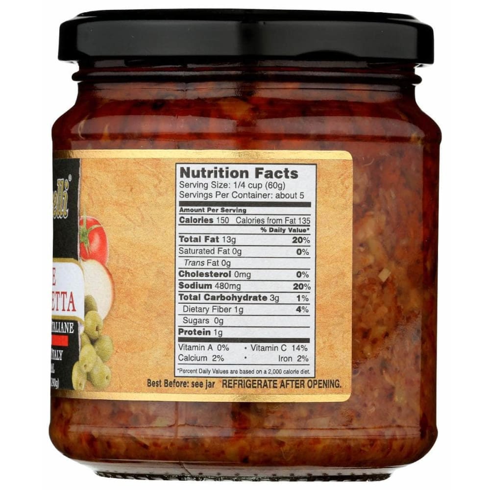 BOTTICELLI FOODS LLC Grocery > Pantry > Condiments BOTTICELLI FOODS LLC: Bruschetta Olive, 10 oz