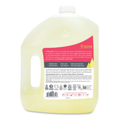 Boulder Clean Dishwasher Detergent Grapefruit Pomegranate 100 Oz Bottle - Janitorial & Sanitation - Boulder Clean