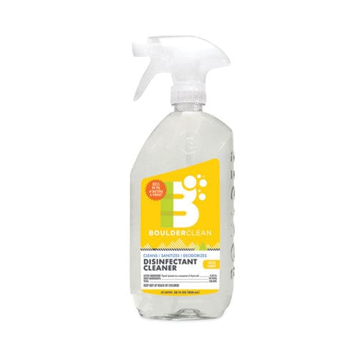 Boulder Clean Disinfectant Cleaner Lemon Scent 28 Oz Bottle - School Supplies - Boulder Clean