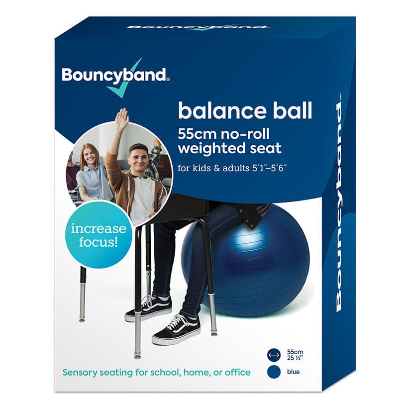 Bouncyband Balance Ball 55Cm Blue - Physical Fitness - Bouncy Bands