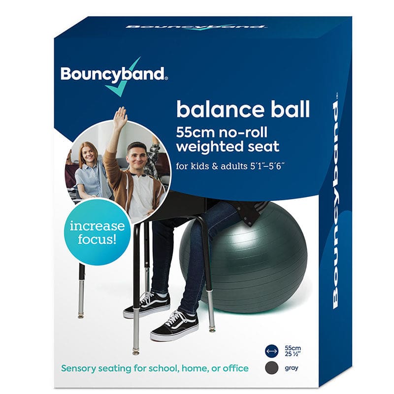 Bouncyband Balance Ball 55Cm Dk Gry - Physical Fitness - Bouncy Bands