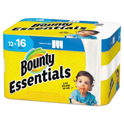 Bounty Essentials Select-a-size Kitchen Roll Paper Towels 2-ply 83 Sheets/roll 12 Rolls/carton - School Supplies - Bounty®