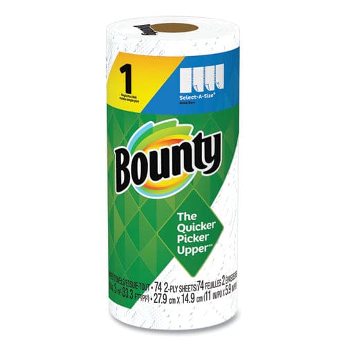 Bounty Select-a-size Kitchen Roll Paper Towels 2-ply 5.9 X 11 White 74 Sheets/roll - School Supplies - Bounty®