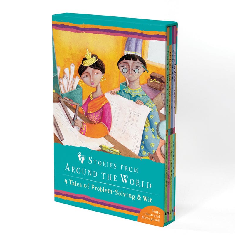 Boxed Set 4 Tales Of Prblem Solving & Wit Stories From Around World - Class Packs - Barefoot Books