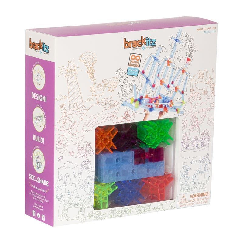 Brackitz Inventor 170 Piece Set - Blocks & Construction Play - Brackitz