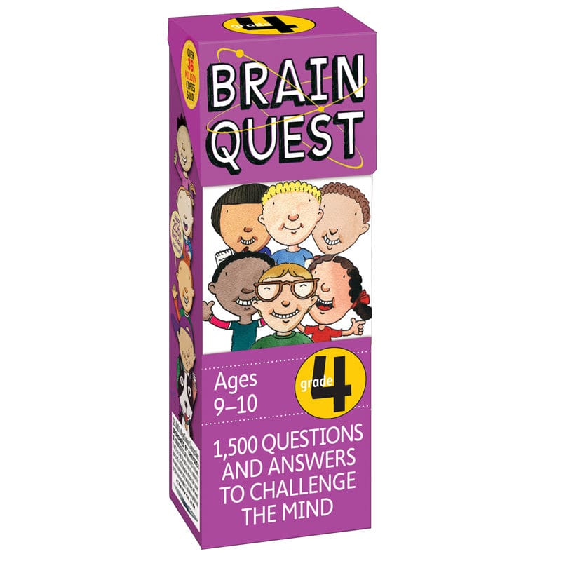 Brain Quest Gr 4 (Pack of 3) - Games & Activities - Workman Publishing