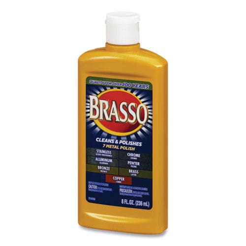 BRASSO Metal Surface Polish 8 Oz Bottle - Janitorial & Sanitation - BRASSO®