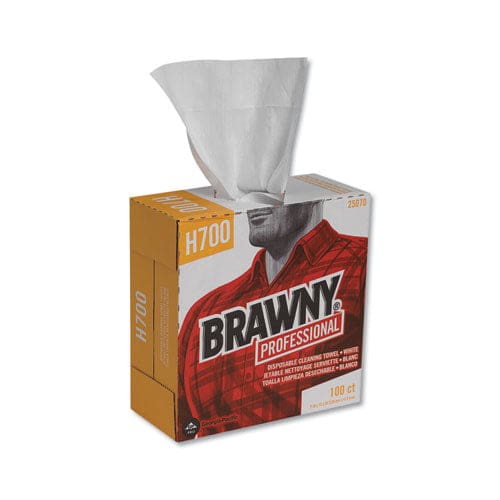 Brawny Professional Medium Weight Hef Shop Towels 9.1 X 16.5 100/box - Janitorial & Sanitation - Brawny® Professional