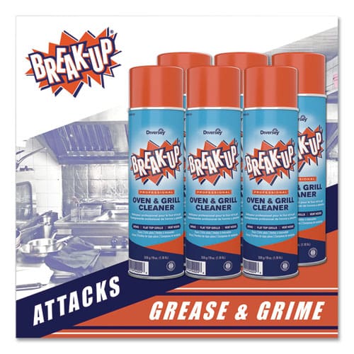 BREAK-UP Oven And Grill Cleaner Ready To Use 19 Oz Aerosol Spray 6/carton - Janitorial & Sanitation - BREAK-UP®