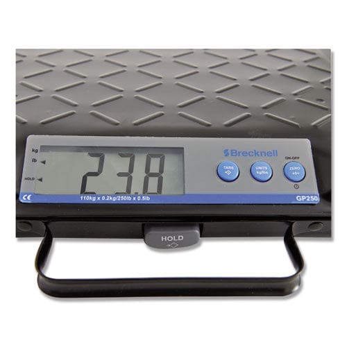 Brecknell Portable Electronic Utility Bench Scale 250 Lb Capacity 12.5 X 10.95 X 2.2 Platform - Office - Brecknell