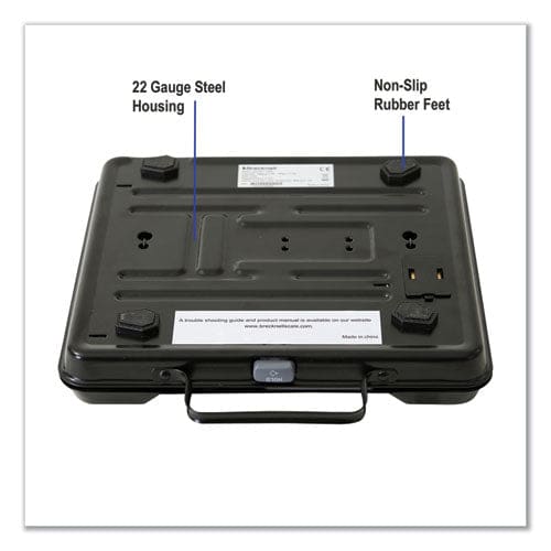 Brecknell Portable Electronic Utility Bench Scale 250 Lb Capacity 12.5 X 10.95 X 2.2 Platform - Office - Brecknell