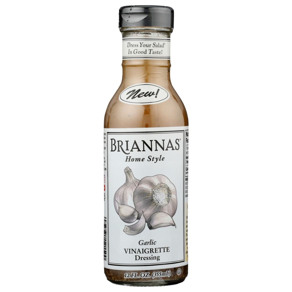 BRIANNAS: Garlic Vinaigrette Dressing 12 oz - Grocery > Salad Dressings - BRIANNAS