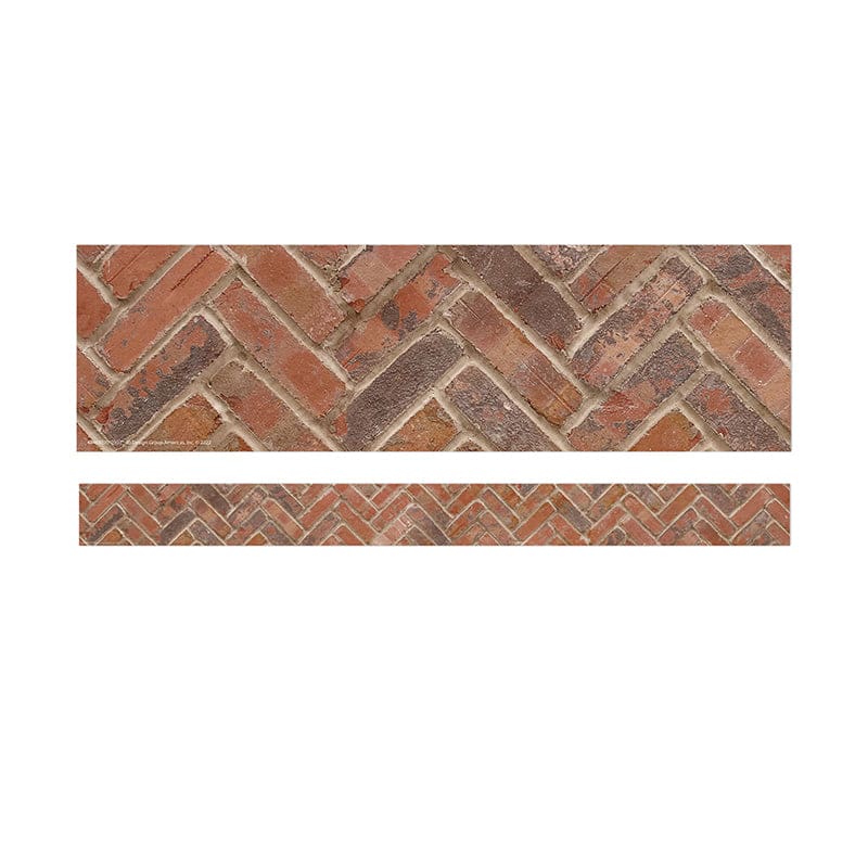 Brick Deco Trim Extra Wide Curiosity Garden (Pack of 10) - Border/Trimmer - Eureka