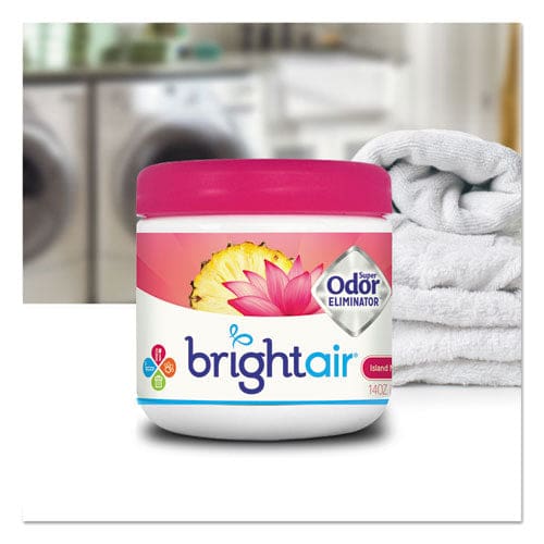 BRIGHT Air Super Odor Eliminator Island Nectar And Pineapple Pink 14 Oz Jar - Janitorial & Sanitation - BRIGHT Air®