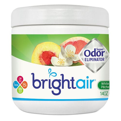 BRIGHT Air Super Odor Eliminator White Peach And Citrus 14 Oz Jar 6/carton - Janitorial & Sanitation - BRIGHT Air®