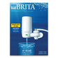 Brita On Tap Faucet Water Filter System White 4/carton - Food Service - Brita®