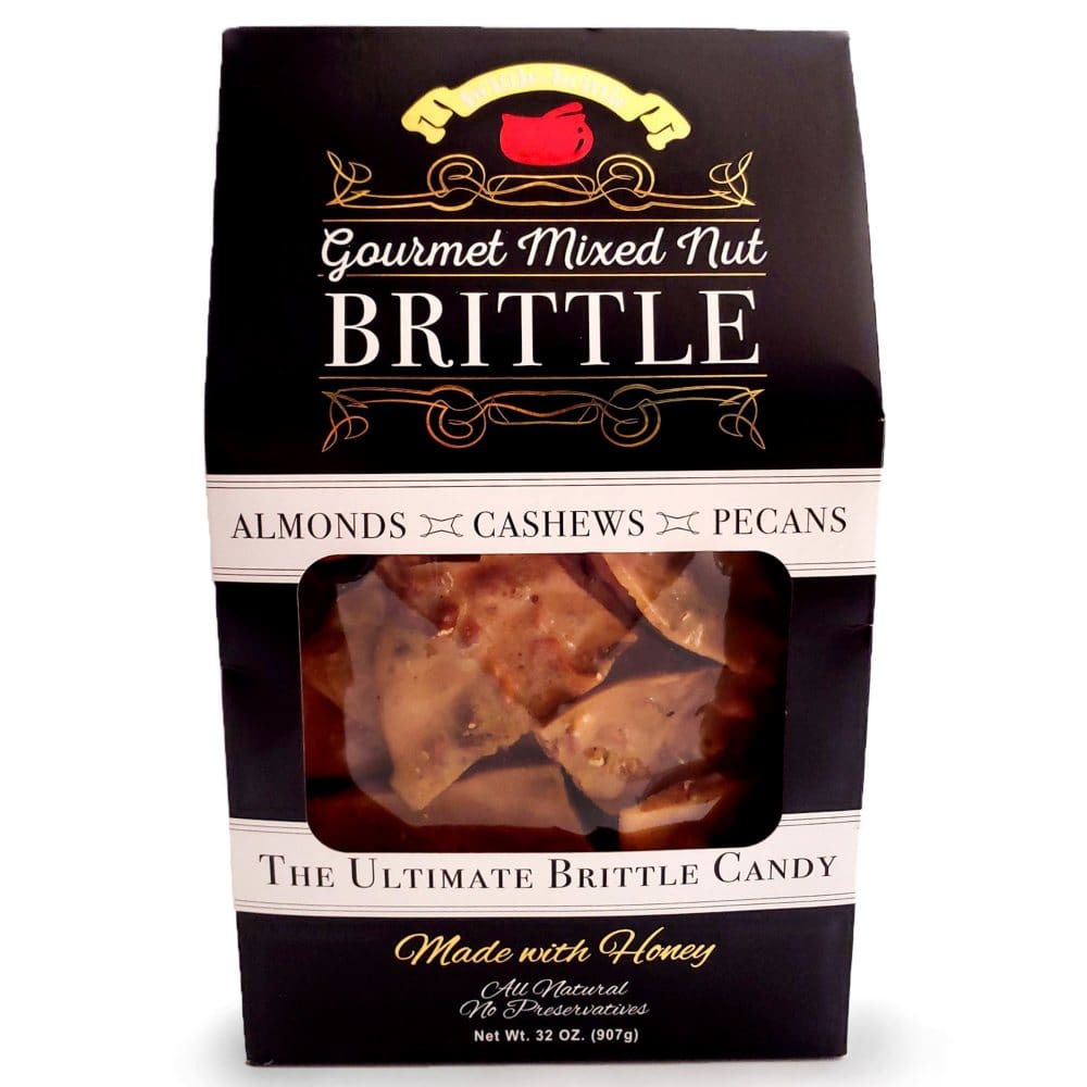 brittle-brittle Gourmet MIxed Nut Brittle (32 oz.) - Gourmet Cookies - brittle-brittle Gourmet