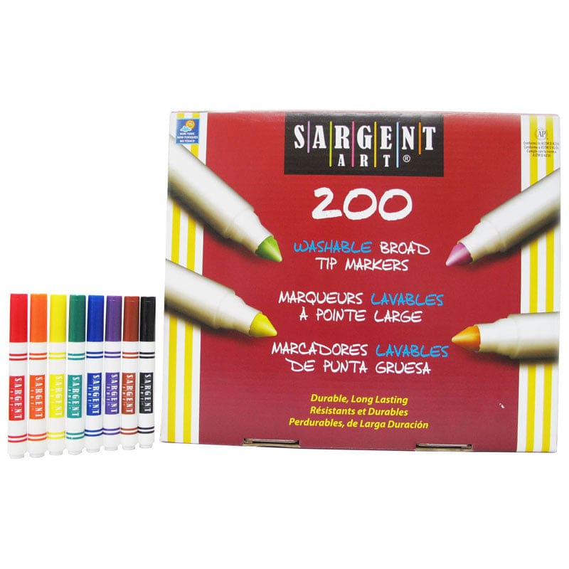 Broad Tip Washable Classpack - Markers - Sargent Art Inc.