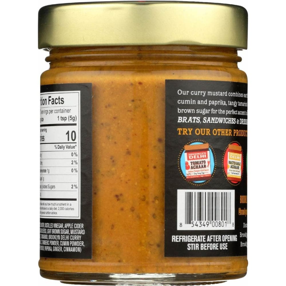 BROOKLYN DELHI Grocery > Pantry > Condiments BROOKLYN DELHI Mustard Curry, 10 oz