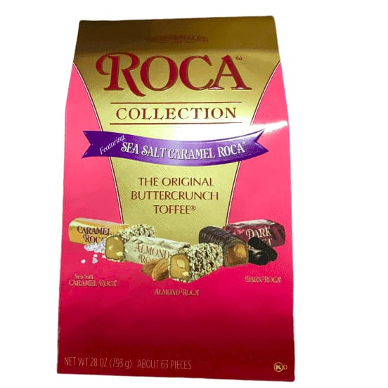 Brown and Haley Roca Collection, Sea Salt Caramel, Original Buttercrunch Toffee, 28 Ounce - ShelHealth.Com