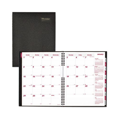 Brownline Coilpro 14-month Ruled Monthly Planner 11 X 8.5 Black Cover 14-month (dec To Jan): 2022 To 2024 - School Supplies - Brownline®