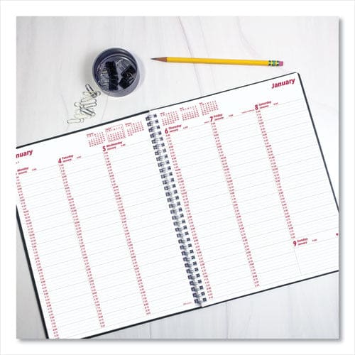 Brownline Duraflex Weekly Planner 11 X 8.5 Black Cover 12-month (jan To Dec): 2023 - School Supplies - Brownline®