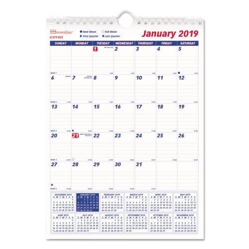 Brownline Essential Collection Weekly Appointment Book In Columnar Format 11 X 8.5 Black Cover 12-month (jan To Dec): 2023 - School Supplies