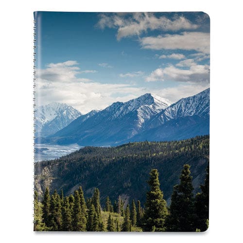 Brownline Mountains Weekly Appointment Book Mountains Photography 11 X 8.5 Blue/green Cover 12-month (jan To Dec): 2023 - School Supplies -