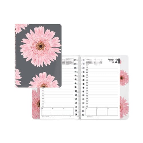 Brownline Pink Ribbon Essential Daily Appointment Book Pink Ribbon Artwork 8 X 5 Pink Cover 12-month (jan To Dec): 2023 - School Supplies -