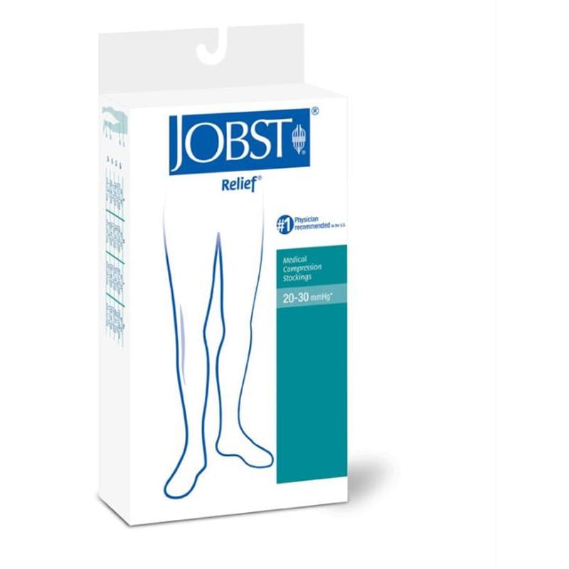 BSN Medical Jobst Thigh Mens Black 20-30 Medium Pair - Apparel >> Stockings and Socks - BSN Medical