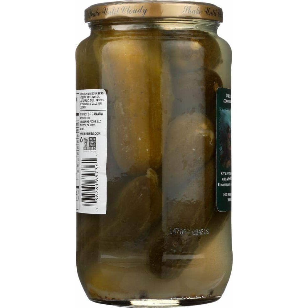 Bubbies Bubbies Kosher Dill Pickles, 33 oz