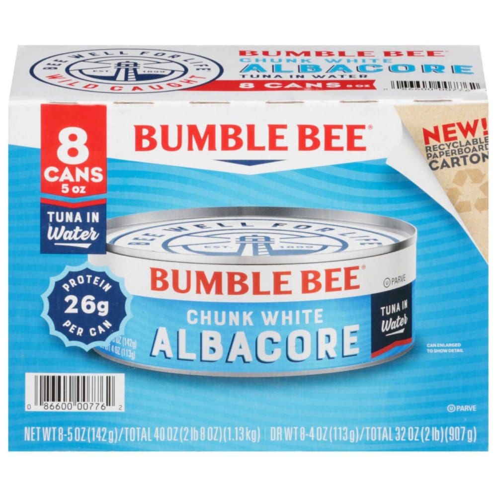 Bumble Bee Chunk White Albacore (5 oz. 8 pk.) - Canned Foods & Goods - Bumble Bee