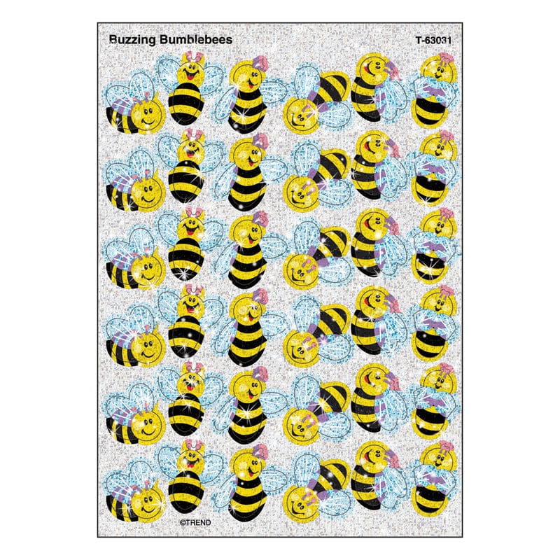 Bumble Bee Sticker (Pack of 12) - Stickers - Trend Enterprises Inc.