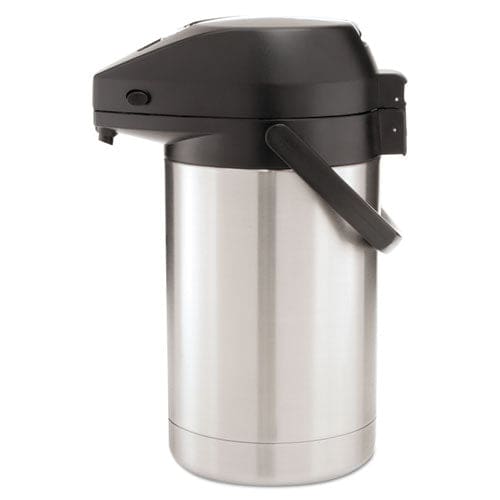 BUNN 2.5 Liter Lever Action Airpot Stainless Steel/black - Food Service - BUNN®