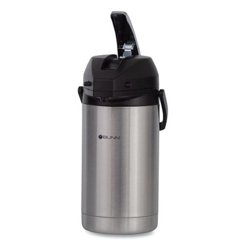 BUNN 3 Liter Lever Action Airpot Stainless Steel/black - Food Service - BUNN®