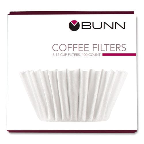 BUNN Coffee Filters 8 To 12 Cup Size Flat Bottom 100/pack 12 Packs/carton - Food Service - BUNN®