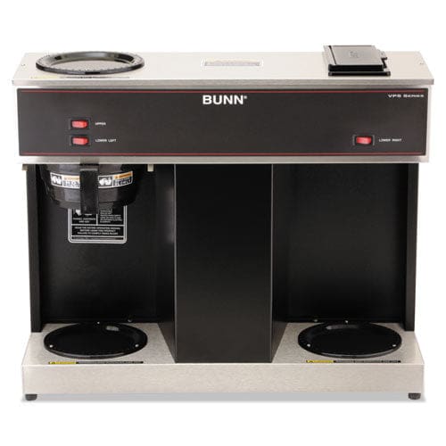 BUNN Pour-o-matic Three-burner Pour-over Coffee Brewer 12-cup Stainless Steel Black - Food Service - BUNN®