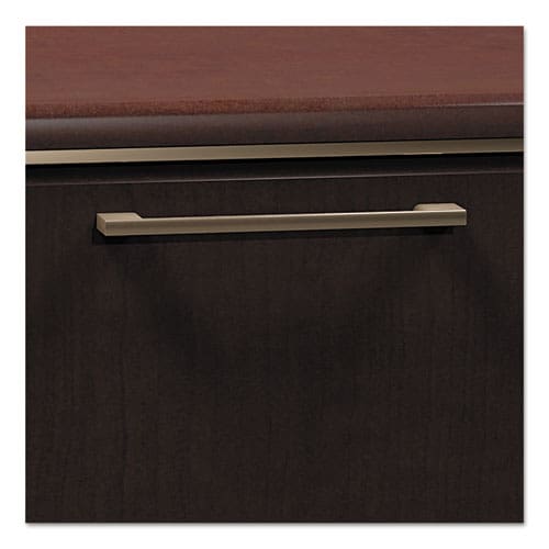 Bush Enterprise Collection L-desk Pedestal 70.13 X 70.13 X 29.75 Mocha Cherry (box 1 Of 2) - Furniture - Bush®