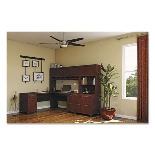 Bush Enterprise Collection L-desk Surface 70.13 X 70.13 X 29.75 Harvest Cherry (box 2 Of 2) - Furniture - Bush®