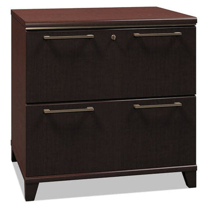 Bush Enterprise Collection Lateral File 2 Legal/letter/a4/a5-size File Drawers Mocha Cherry 30 X 23.13 X 29.75 - Furniture - Bush®