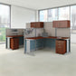 Bush Office In An Hour Collection L- Workstation 64.5 X 64.5 X 33 Hansen Cherry (box 1 Of 2) - Furniture - Bush®