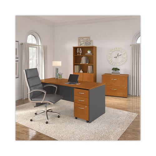 Bush Series C Collection Desk Shell 71.13 X 29.38 X 29.88 Natural Cherry/graphite Gray - Furniture - Bush®