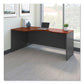 Bush Series C Collection Left Corner Desk Module 71.13 X 35.5 X 29.88 Hansen Cherry/graphite Gray - Furniture - Bush®