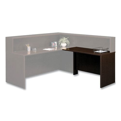 Bush Series C Collection Left Corner Desk Module 71.13 X 35.5 X 29.88 Hansen Cherry/graphite Gray - Furniture - Bush®