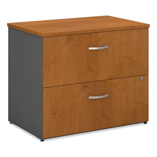 Bush Series C Lateral File 2 Legal/letter/a4/a5-size File Drawers Natural Cherry/graphite Gray 35.75 X 23.38 X 29.88 - Furniture - Bush®