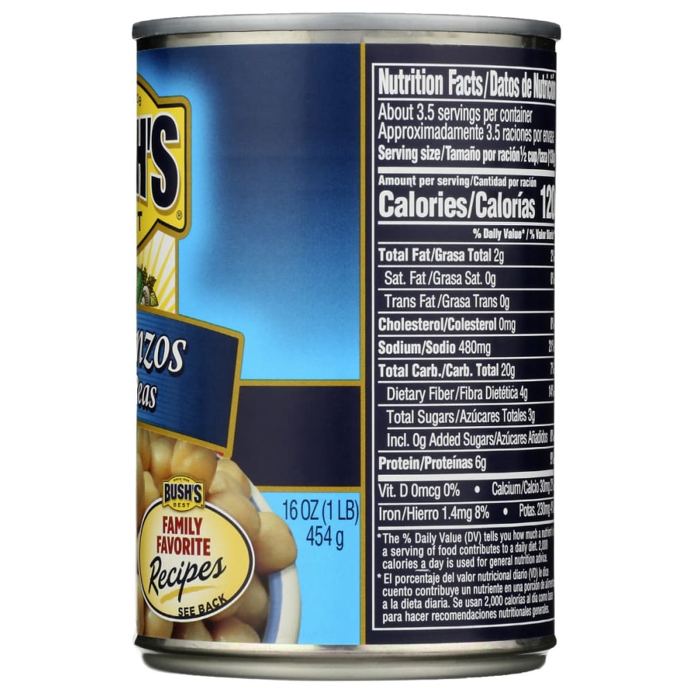 BUSHS BEST: Beans Garbanzo 16 oz - Grocery > Pantry - BUSHS BEST