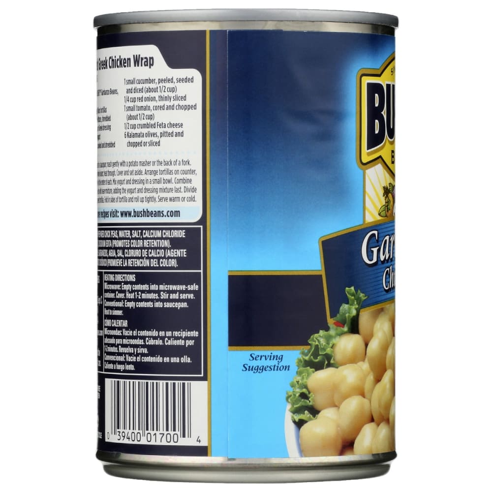 BUSHS BEST: Beans Garbanzo 16 oz - Grocery > Pantry - BUSHS BEST