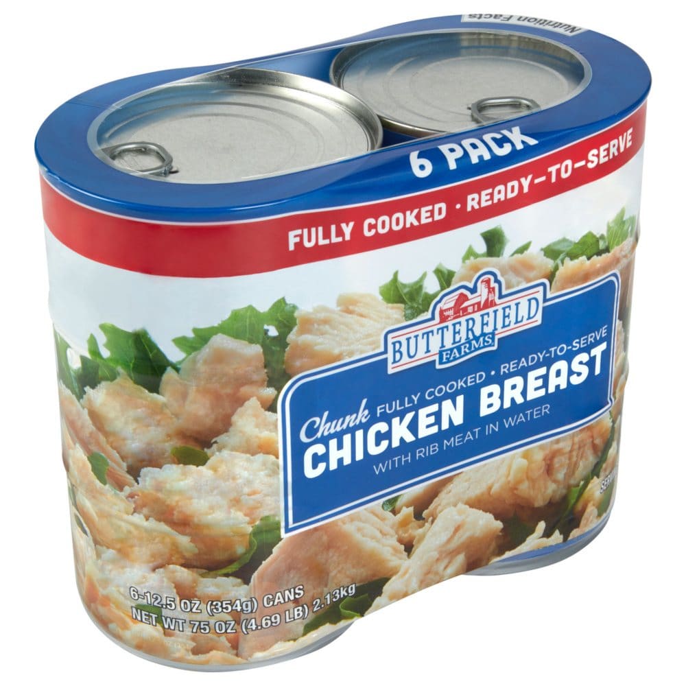 Butterfield Farms Chunk Chicken Breast in Water (12.5 oz. 6 pk.) - Canned Foods & Goods - Butterfield