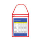 C-Line 1-pocket Shop Ticket Holder W/setrap And Red Stitching 75-sheet 9 X 12 15/box - School Supplies - C-Line®