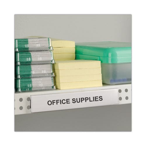 C-Line Clear Magnetic Label Holders Side Load 6 X 1 10/pack - Office - C-Line®